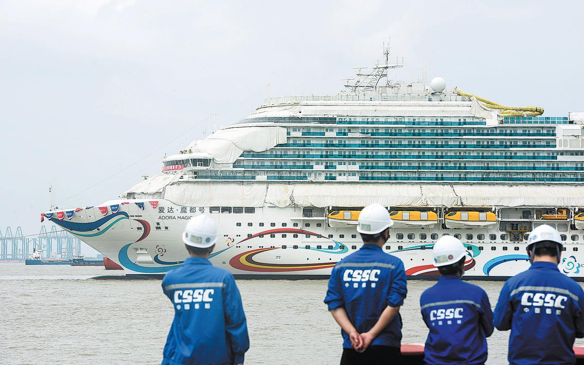 Un nouveau navire de croisière chinois en bonne voie pour une livraison de fin d’année